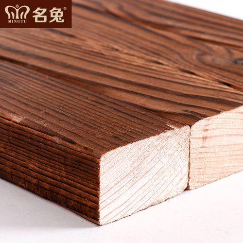 名兔花旗松碳化木板材陽(yáng)臺(tái)炭化木防腐木戶(hù)外地板